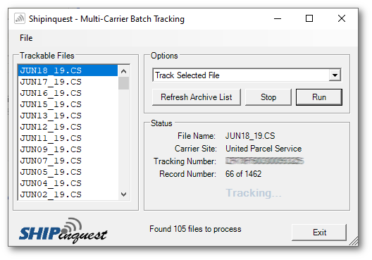 ShipInquest Tracking Tool ShipInquest Tracking Tool